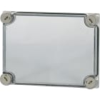 EATON INDUSTRIES - Coperchio trasparente grigio fumo, dimensioni 250x187.5x25mm, codice D125-CI23. 014830