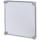 EATON INDUSTRIES - Coperchio trasparente grigio fumo, dimensioni 375x375x25mm, modello NA, D125-CI44-NA UL/CS.