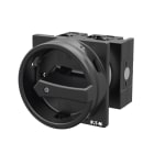 EATON INDUSTRIES - Interruttore generale T3 32A a incasso 1 Unità costruttiva/e 2 poli Funzione di arresto con maniglia rotativa nera e corona di bloccaggio.