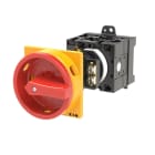 EATON INDUSTRIES - Interruttore generale T3 32A a comando rinviato 3 Unità costruttiva 3 poli + N 1 NA 1 NC Funzione di arresto d'emergenza con maniglia rota.