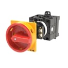 EATON INDUSTRIES - Interruttore generale T3 32A a comando rinviato 3 Unità costruttiva 3 poli + N 1 NA 1 NC Funzione di arresto d'emergenza con maniglia rota.
