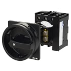 EATON INDUSTRIES - Interruttore generale P1-32A a comando rinviato, 3 poli, Funzione di arresto, maniglia rotativa nera e corona di blocco, lucchetta. 017518