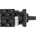 EATON INDUSTRIES - T0-3-8216/E Commutatore 3P 1-0-2 con ritorno a 0 bilaterale, montaggio a incasso, 3 Unità costruttive, Contatti: 6, 45°, ad impulso, posizione 0>2>1.