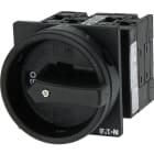 EATON INDUSTRIES - Interruttore generale T3 32A montaggio a incasso 3 Unità costruttiva/e 3 poli 2 NA 1 NC Funzione di arresto con maniglia rotativa nera e cor.