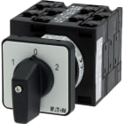 EATON INDUSTRIES - T3-4-8441/E Invertitore di polarità, 32 A, montaggio a incasso, 3 poli, 4 Unità costruttiva/e, Contatti: 8, 60°, permanente, con posizione 0, 1-0-2, numero di proget.