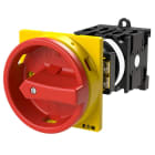 EATON INDUSTRIES - T0 Interruttore generale 20A a comando rinviato 3 Unità costruttiva 3 poli + N 1 NA 1 NC Funzione di arresto d'emergenza con maniglia rota