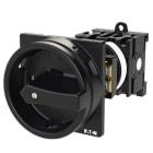 EATON INDUSTRIES - Interruttore generale T0-2-1/V/SVB-SW, 20 A, a comando rinviato, 2 Unità costruttiva/e, 3 poli, Funzione di arresto, maniglia rotativa nera e corona di blocco.