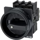 EATON INDUSTRIES - Interruttore generale P1 25A montaggio incasso 3 poli Funzione arresto maniglia rotativa nera corona blocco lucchettabile pos