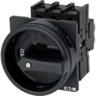 EATON INDUSTRIES - Interruttore generale P1 25A montaggio incasso 3 poli Funzione arresto maniglia rotativa nera corona blocco lucchettabile pos