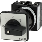 EATON INDUSTRIES - Interruttore a gradini T0, 20A, da incasso a fissaggio centrale, 2 Unità costruttive, Contatti: 3, 45°, permanente con posizione 0-3. Numero T0-2-8241/EZ COMM. Camme 1P a gradini 0-1-2.