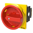 EATON INDUSTRIES - T0-1-8200 Interruttore generale 20 A montaggio incasso 1 Unità costruttiva 1 polo Funzione arresto emergenza maniglia rotativa rossa.