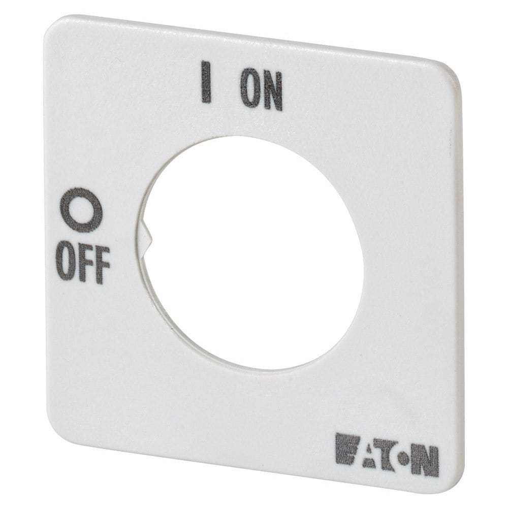 EATON INDUSTRIES - Piastra frontale per T0, T3, P1, 0/OFF - 1/ON FS908-T0.