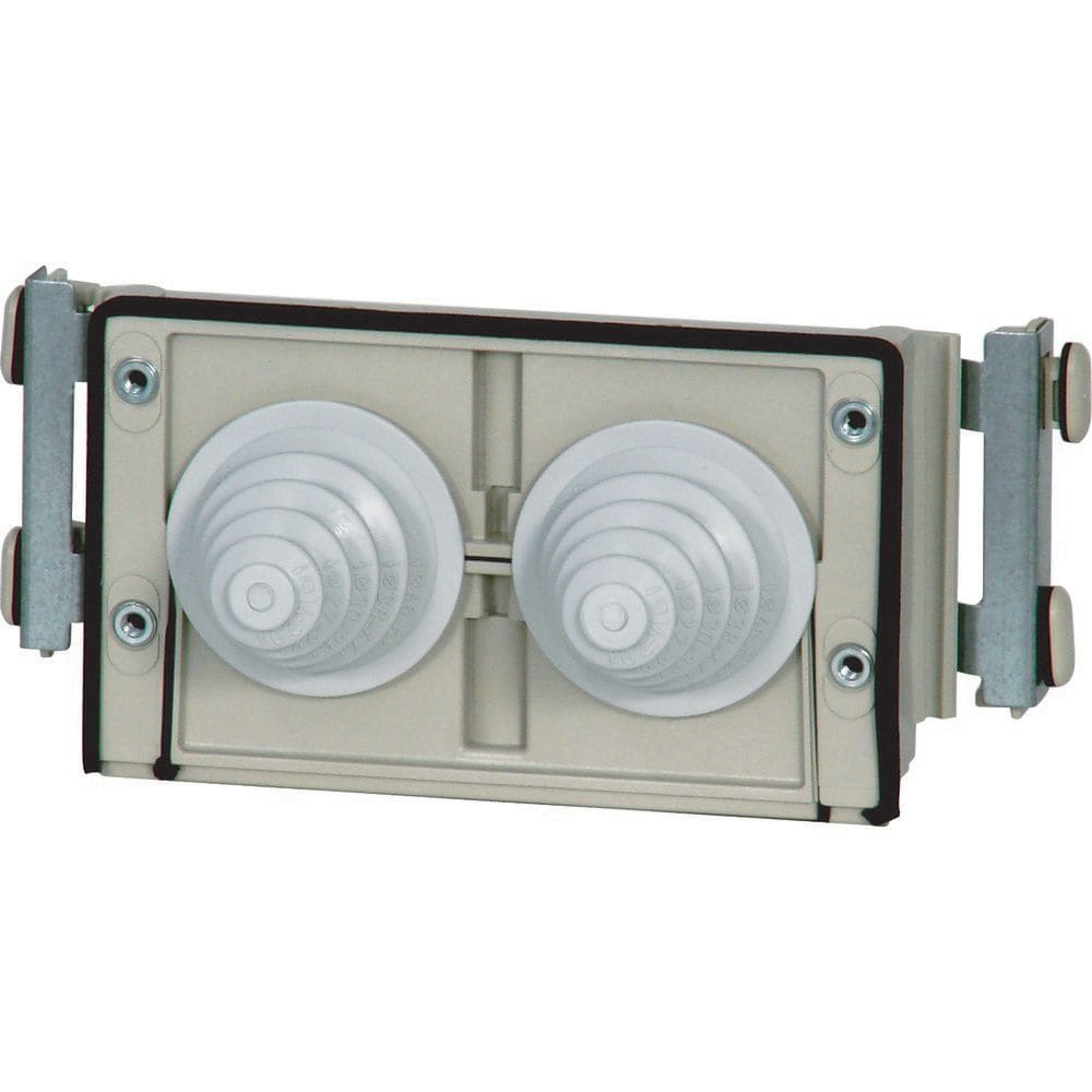 EATON INDUSTRIES - Serracavo per 2 cavi P=14-54mm KS3-CI flange e passacavi conici.