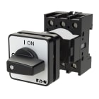 EATON INDUSTRIES - P1-25/Z SEZ POT Interruttore ON/OFF, 25 A, 3 poli, con leva nera e targhetta frontale.