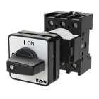 EATON INDUSTRIES - P1-25/Z SEZ POT Interruttore ON/OFF, 25 A, 3 poli, con leva nera e targhetta frontale.