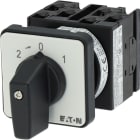 EATON INDUSTRIES - Interruttori di comando tipo universale, T0, 20 A, montaggio a incasso, 3 unità di contatto, Contatti: 6, 45 °, ad impulso/permanente, Con posizione 0 T0-3-15393/E.