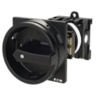 EATON INDUSTRIES - Interruttore generale T0 20 A a comando rinviato 1 Unità costruttiva 1 polo Funzione di arresto con maniglia rotativa nera e corona di blocco.