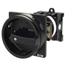 EATON INDUSTRIES - Interruttore generale T0 20 A a comando rinviato 1 Unità costruttiva 1 polo Funzione di arresto con maniglia rotativa nera e corona di blocco.