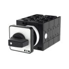 EATON INDUSTRIES - T3 Interruttore ON/OFF, 32A, montaggio a incasso, 6 Unità costruttive, 12 poli, con leva nera e targhetta frontale.