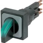 EATON INDUSTRIES - Selettore luminoso a 3 posizioni, verde, permanente con lampada a filamento 24V.