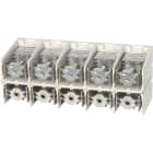 EATON INDUSTRIES - Morsetto di collegamento 1000A 5p piatto/tondo K4X185/5 di potenza.