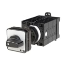 EATON INDUSTRIES - Commutatore T3 32A a comando rinviato 6 Unità costruttive Contatti 12 90° permanente senza posizione 0 1-2 numero progettazione 8370.