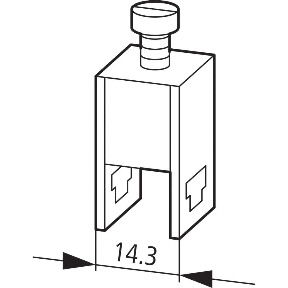 EATON INDUSTRIES - Morsetto principale max. 35 mm² AK35.