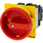EATON INDUSTRIES - Interruttore generale T0 20 A montaggio a incasso 2 Unità costruttiva/e 3 poli 1 NA Funzione di arresto d'emergenza con maniglia rotativa ross Commutatore a camme T0 2 15679 EA SVB