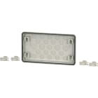 EATON INDUSTRIES - Flangia pre-forato 18x M16 4x M20 AxLxP=116x250x23mm FL3-1 FLANGIA.