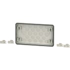 EATON INDUSTRIES - Flangia pre-forato 18x M16 4x M20 AxLxP=116x250x23mm FL3-1 FLANGIA.