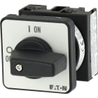 EATON INDUSTRIES - T0 Interruttore ON/OFF, 20 A, montaggio a incasso, 1 UnitÃ costruttiva, con leva nera e targhetta frontale.