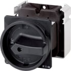 EATON INDUSTRIES - Interruttore generale T5B 63 A a comando rinviato 4 Unità costruttiva/e 8 poli Funzione di arresto con maniglia rotativa nera e corona di blocc.