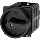 EATON INDUSTRIES - Interruttore generale T5B 63A montaggio a incasso 3 Unità costruttiva/e 6 poli Funzione di arresto con maniglia rotativa nera e corona di bloc.