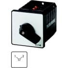 EATON INDUSTRIES - Commutatore T5B 63A a incasso 3 Unità costruttiva Contatti 6 90° permanente senza posizione 0 1-2 numero progettazione 822 T5B-3-8222/E COMM. A CAMME.