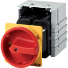EATON INDUSTRIES - T5 Interruttore Generale 100A Comando Rinviato 5 Unità Costruttive 9 Poli Funzione Arresto Emergenza Maniglia Rotativa Rossa