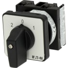 EATON INDUSTRIES - Commutatore T0, 20A, montaggio a incasso, 1 Unità costruttiva/e, Contatti: 2, 45°, permanente, con posizione 0, 2-0-1, numero di progettazione 1542.