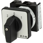 EATON INDUSTRIES - Commutatore T0, 20A, montaggio a incasso, 1 Unità costruttiva/e, Contatti: 2, 45°, permanente, con posizione 0, 2-0-1, numero di progettazione 1542.