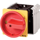 EATON INDUSTRIES - T5 Interruttore generale 100A montaggio a incasso 3 Unità costruttiva/e 6 poli Funzione di arresto d'emergenza con maniglia rotativa rossa.