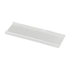 EATON INDUSTRIES - Copertura per spazi vuoti per aperture 45mm, accorciabile su misura, colore bianco, lunghezza 1m.