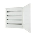 EATON INDUSTRIES - Quadro di distribuzione 4 file, 33 moduli, 705L 750H, bianco, piatto sopra intonaco completo, 33UP per serie, esecuzione c.