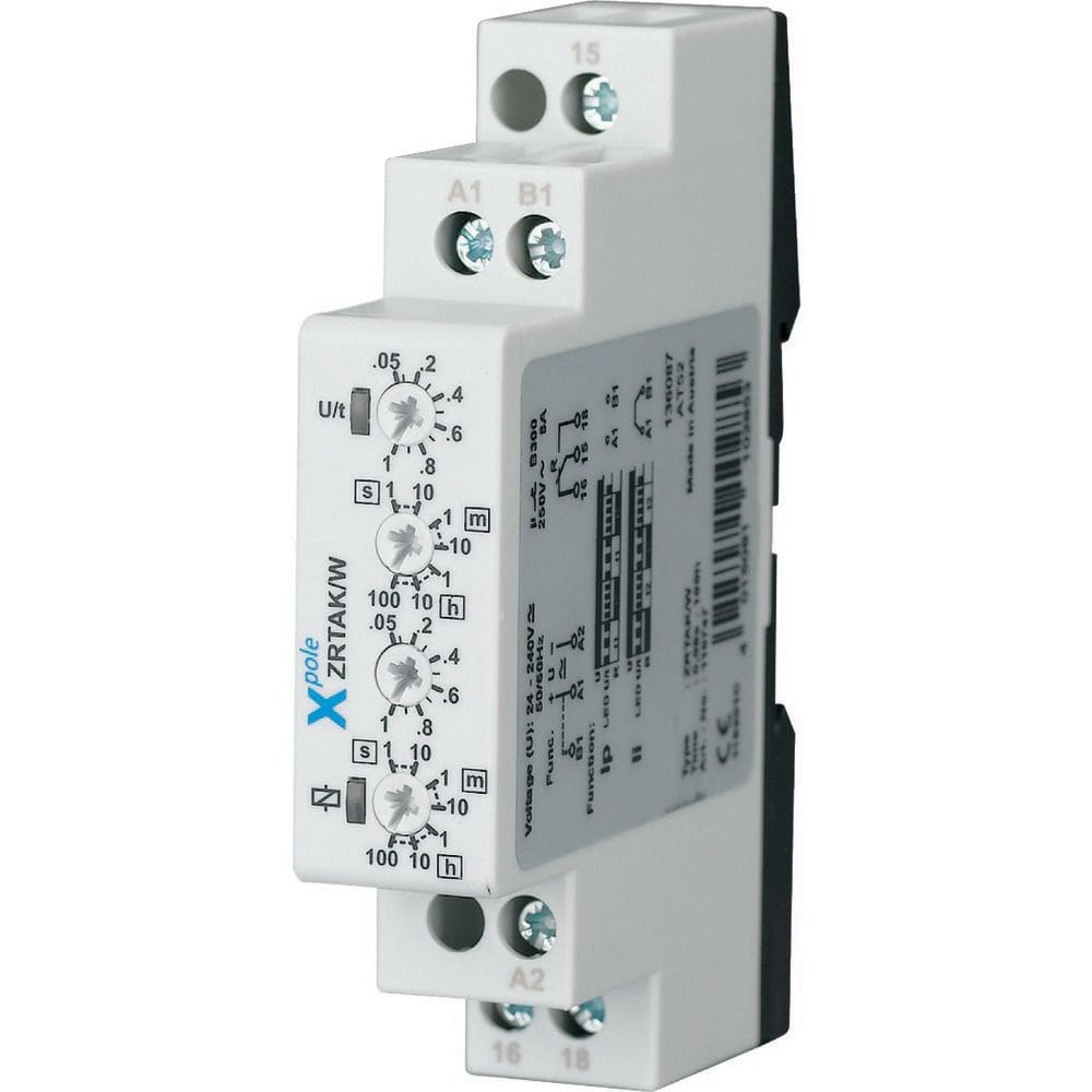 EATON INDUSTRIES - Relè temporizzazione, generatore orologio, 1 contatto scambio ZRTAK/W TEMP.CADENZA 1 SC.