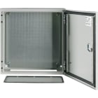 EATON INDUSTRIES - Scatola a parete con piastra di montaggio, AxLxP=400x400x200mm CS-44/200 CASSA + PIASTRA 400H 400L 200P.