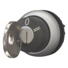 EATON INDUSTRIES - Attuatore a chiave, ritentivo, 3 posizioni, MS2, estraibilità della chiave: I, 0, II, ghiera frontale: titanio.
