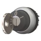 EATON INDUSTRIES - Attuatore con sblocco a chiave, ritentivo, 2 posizioni, MS10, estraibilità della chiave: 0, ghiera frontale: titanio M22-WRS-MS10-A1 SEL. CH. 2 POS. PERM