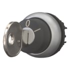 EATON INDUSTRIES - Attuatore con sblocco a chiave, ritentivo, 2 posizioni, MS2, estraibilità della chiave: 0, I, ghiera frontale: titanio M22-WRS-MS2 SEL. CH. 2 POS.PIATTO MS2 PE.