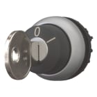EATON INDUSTRIES - Attuatore con sblocco a chiave, ritentivo, 2 posizioni, MS6, estraibilità della chiave: 0, I, ghiera frontale: titanio M22-WRS-MS6 SEL. CH. 2 POS.PIAT PERM. 111787