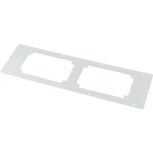 EATON INDUSTRIES - Piastra di fondo per larghezza 800 mm con 3 aperture flangia F3A AFP-8-CS CHIUSURA PASS.CAVI X F3A 800P.