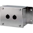 EATON INDUSTRIES - Custodia montaggio sporgente acciaio inox 2 posizioni M22-I2M/SS METALLICA 2 FORI.