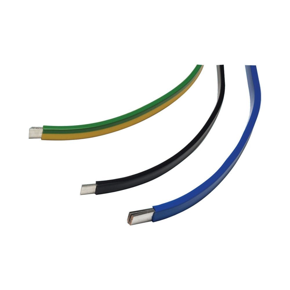 EATON INDUSTRIES - Bandella in rame 800A 10x32x1mm nera FLEX 10X32X1 CU-BAND10X32X1-BK