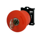 EATON INDUSTRIES - Pulsante d'emergenza/off, RMQ-Titan, Palmare 45 mm, Non illuminato, sblocco a chiave, rosso/giallo RAL 3000, M22-PVS45P-RS Fungo Emergenza D.45mm Rosso.